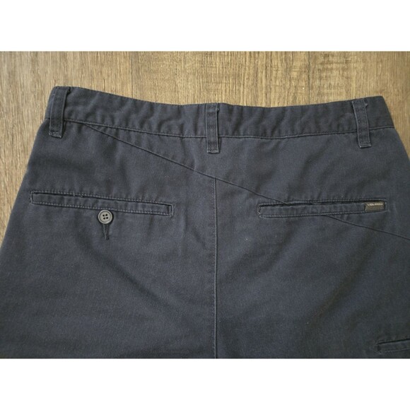 VOLCOM Men's Blue Chino Skate Shorts 5 Pocket Size 31 - Picture 4 of 7